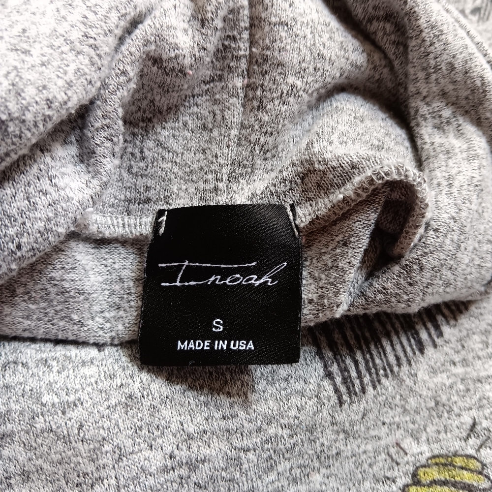 Artsy Creative Inoah Graphic Graffiti Turtleneck Illustrated Sweatshirt Small - Picture 10 of 14